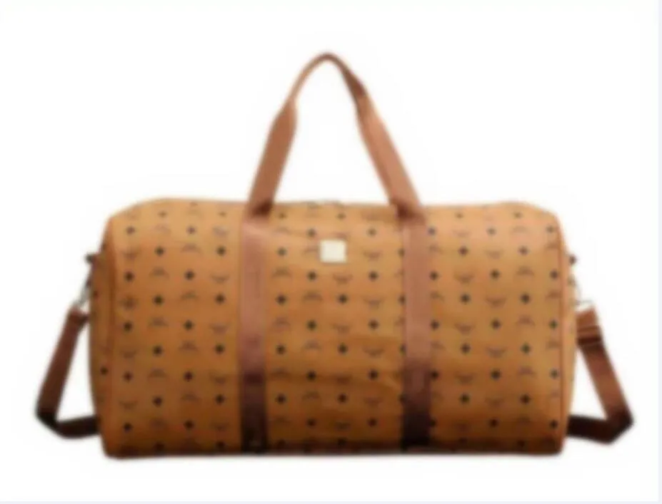 Luxury Duffel bags designer travel hand luggage travel bag men pu leather handbags large cross body totes 55cm 013