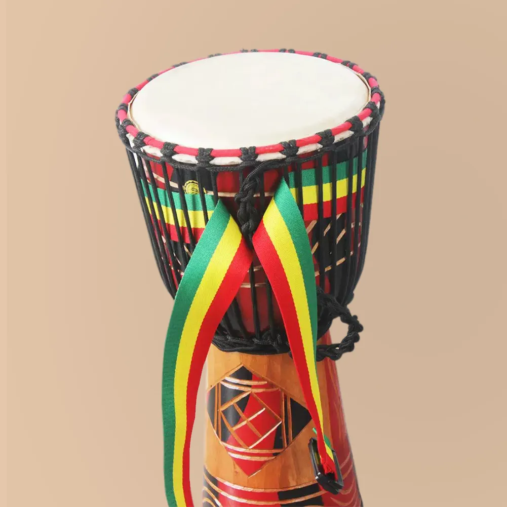 Professional Handmade African Drums Authentic Congo Wood Traditional Musical Instrument Set of 4