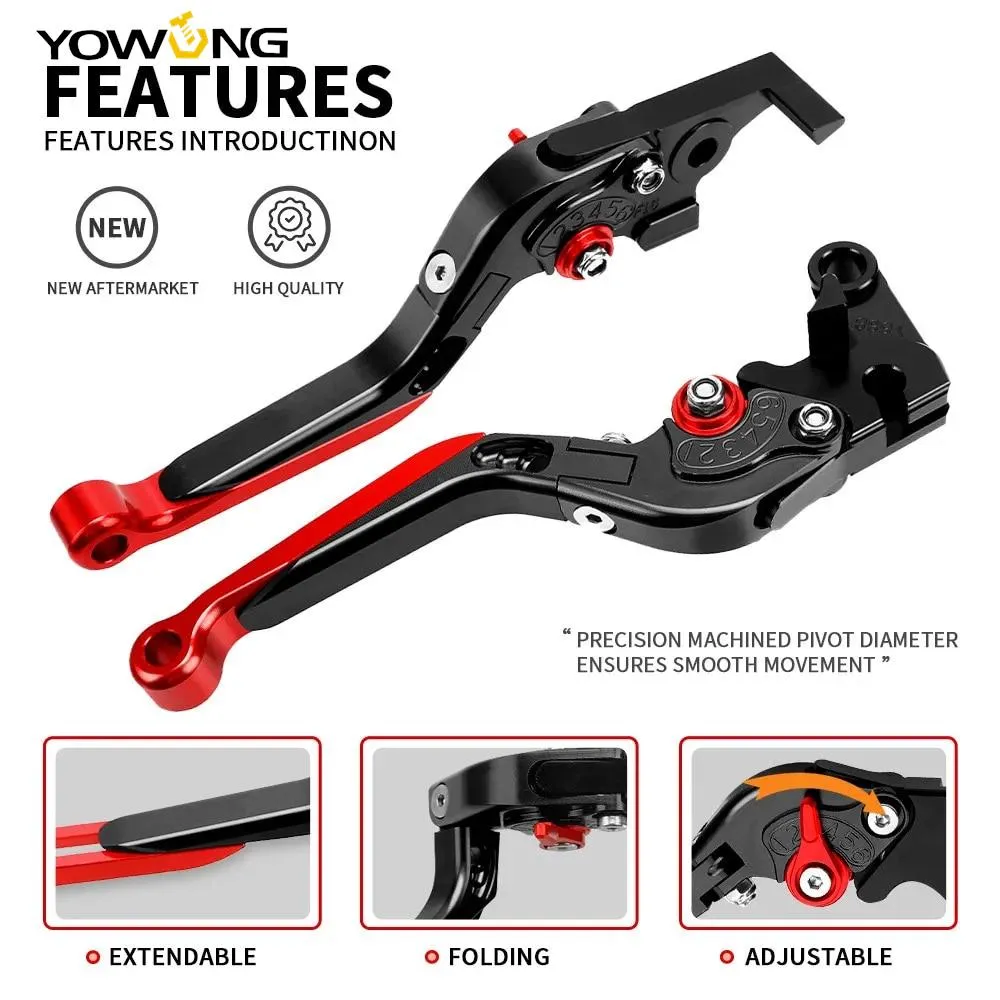 Suzuki Hayabusa CNC Adjustable Clutch Brake Levers Handlebar