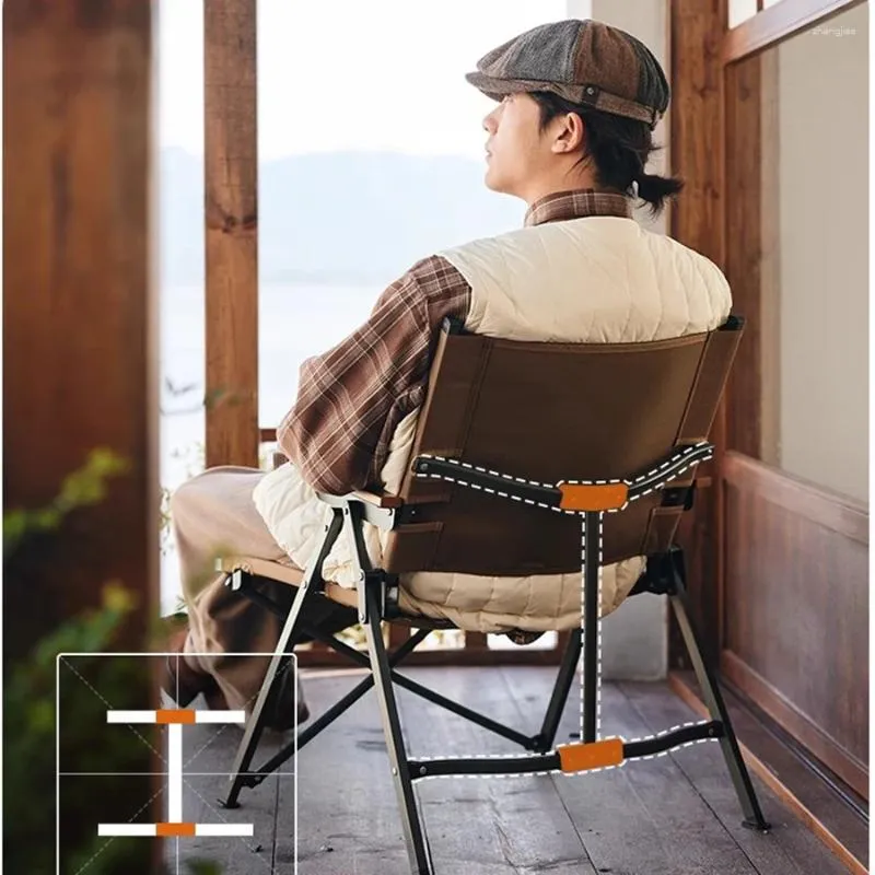 Trekology Ultralight Portable Camping Chair Compact Strong Arm Sillas for Outdoor Relaxing with Carrying Bag
