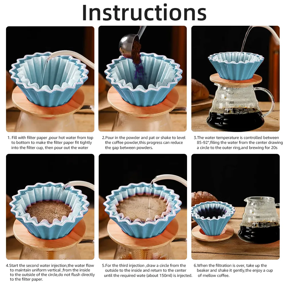 Ceramic Coffee Filter Cup Reusable Cone Filter Coffee Maker Funnel Dripper  Coffee Accessories Barista Tools from Dhgate Ice Crushers & Shavers - price  49.85