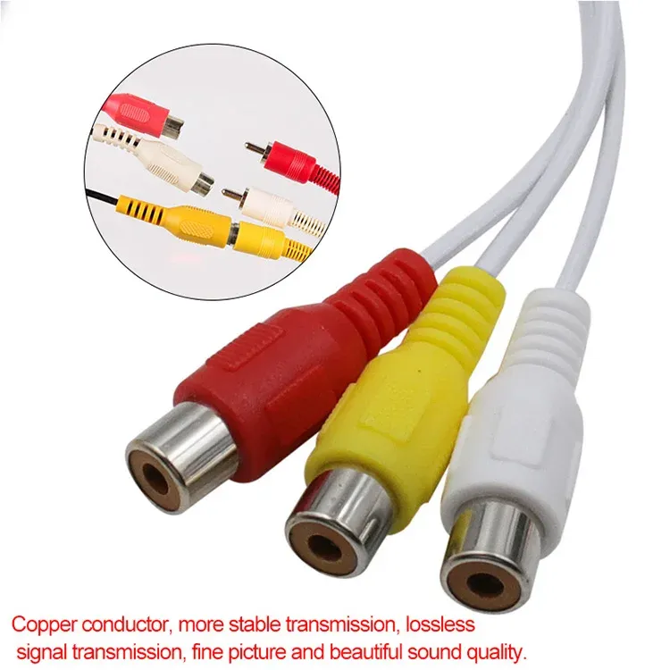 Tv With Av Input To RCA AV Adapter Cable For TCL TVs