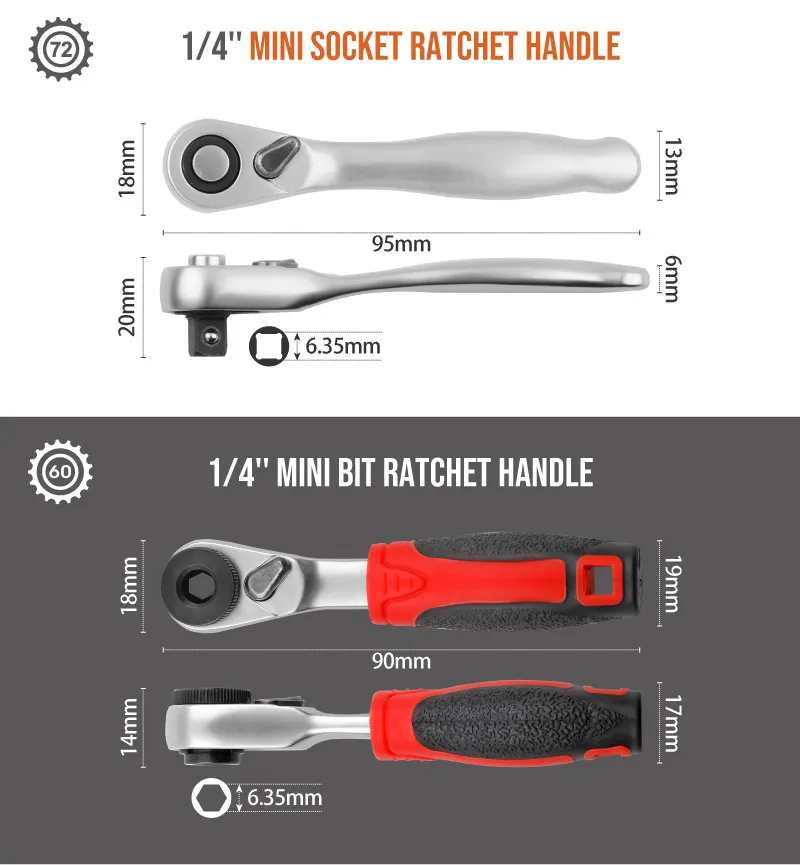 LiTuiLi Mini Ratchet Wrench Set With Double Ended Quick Hex Torque Spanner,  Rod Screwdriver Bit Webmaster Tools, Socket Ratche Handle Wrenches 1/4 From  Homepro17, $12.69 | DHgate.Com