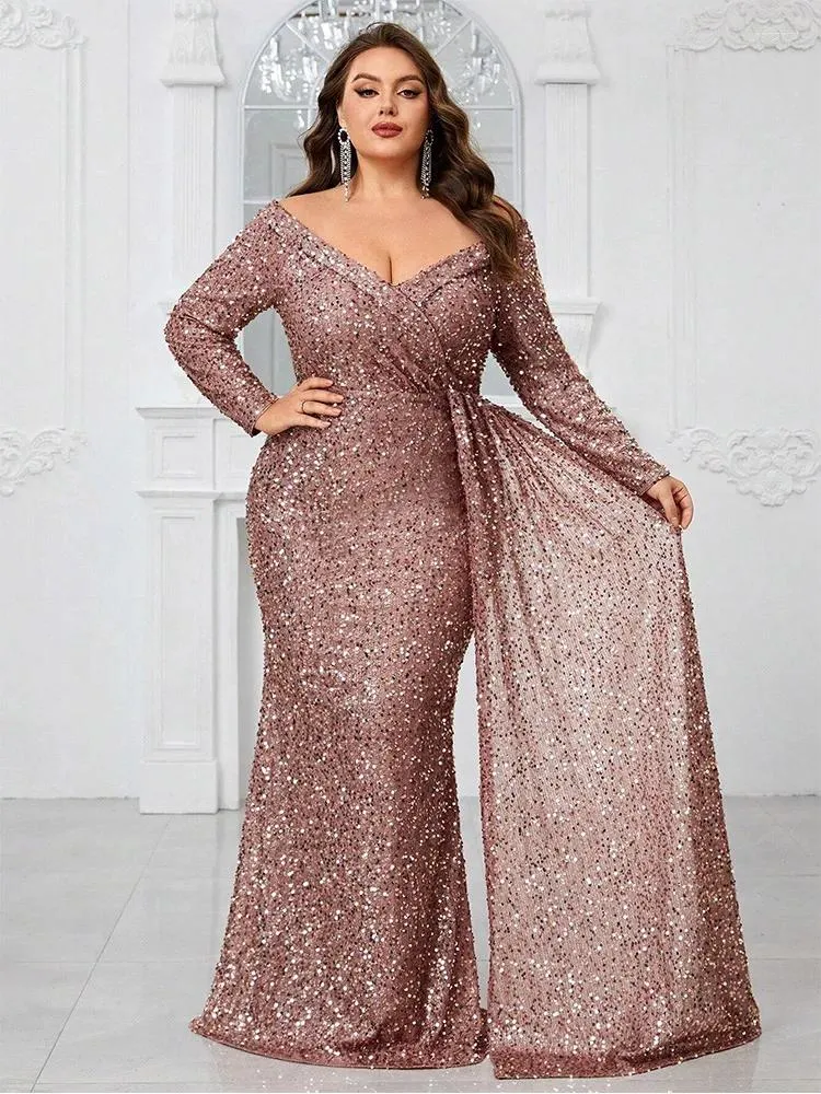 plus size burgundy and gold dress Fiorella Mini Dress