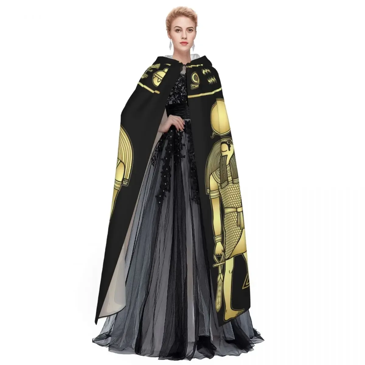 Unisex Adult Egyptian God Ra And Seth Cloak with Hood Long Polyester Costume  from Dhgate Ethnic Clothing - price 84.96