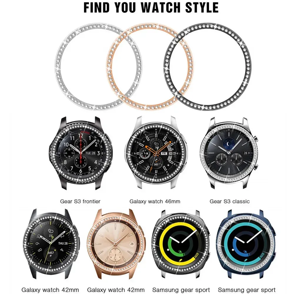 Samsung Galaxy Watch 4 Classic Bling Bezel Case 42mm 46mm Adhesive Cover Band For Gear S3 Frontier Sport 46 42 3 Mens Accessories From Homepro17 7.51 DHgate.Com