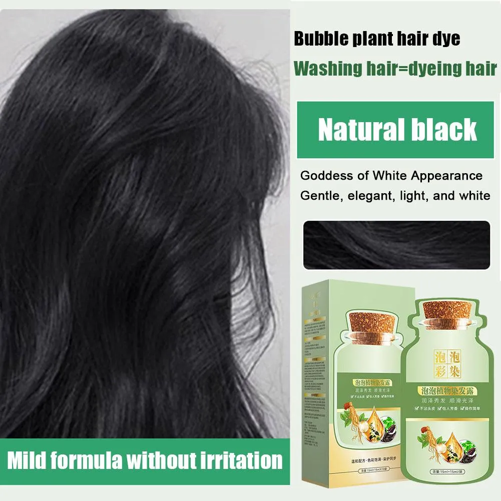 300ml Natural Plant Hair Color Bubble Dye with Pure Botanical Extracts, 10  Packs Combo Box from Dhgate Other Arts and Crafts - price 14.84