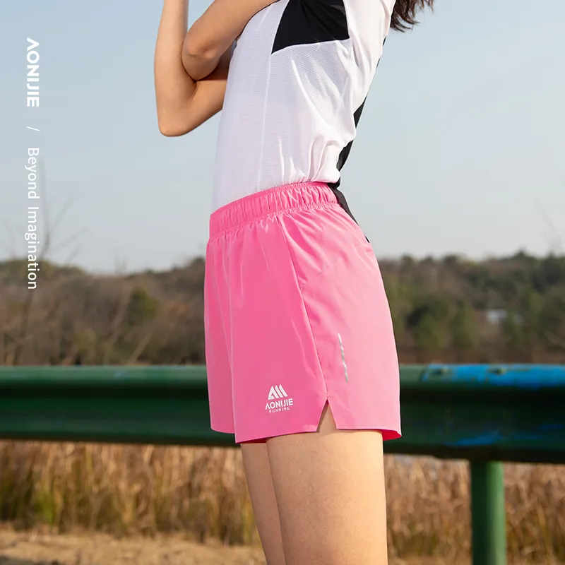 Women's running shorts with zipper pockets online