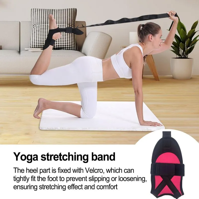 Hamstring Stretch Strap Elastic Yoga Stretching Strap Yoga