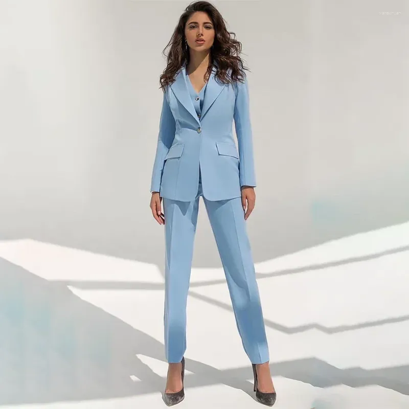 Ladies light blue suit deals
