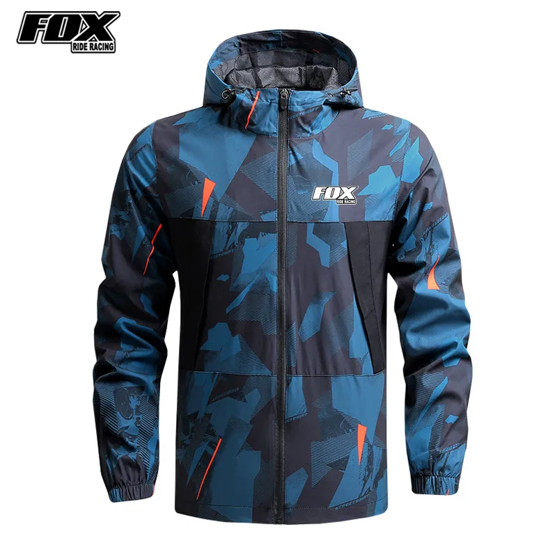 DHgate Fox Mens Cycling Jacket Windproof MTB Coat for Road Mountain Biking Hiking Outdoor Sports Sports Outdoors