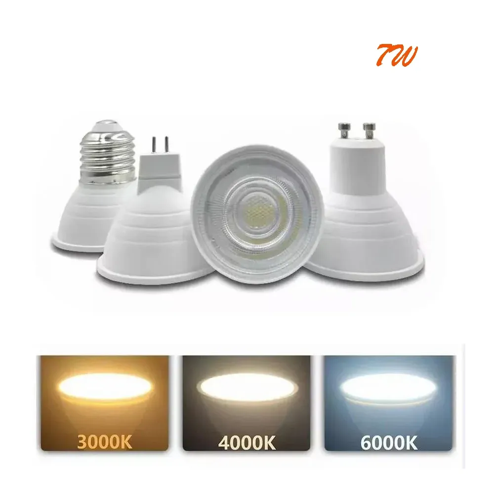 E27 E26 GU10 MR16 15W Dimmable LED Bulb Spotlight COB Lamp 110V - Foto 5