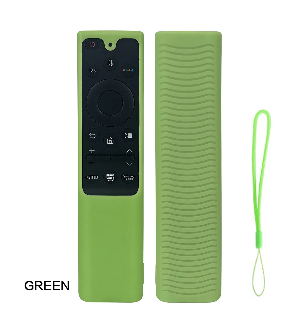 Remote Waterproof Cover Silicone Remote Control Cover Case for Samsung QLED TV Remote BN59 ...