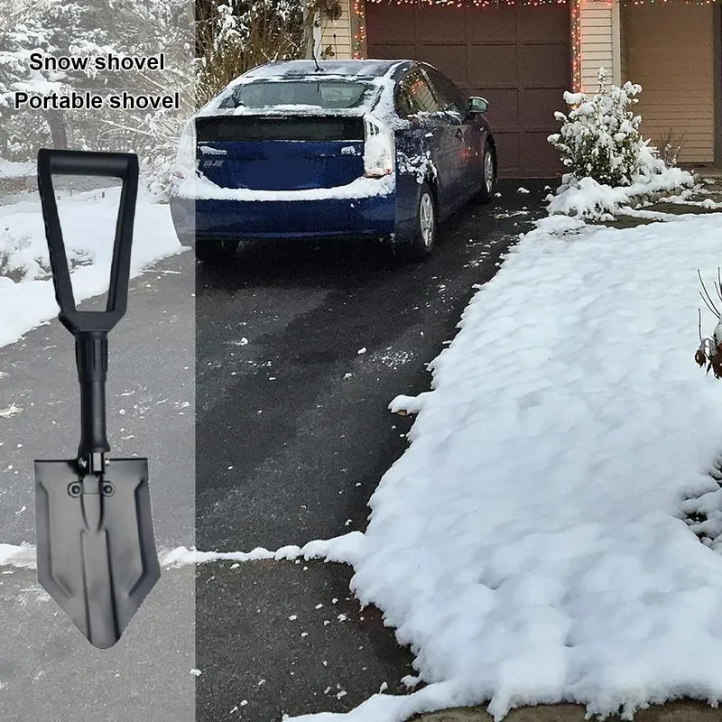 thumbnail image 2 of Snow Removal Snow Shovel, 2025 New Upgrade Large-Capacity Lightweight Aluminum Snow Scraper For Car 2 of 14