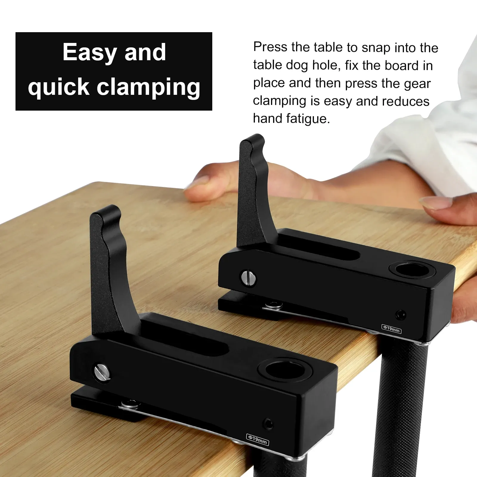 Workbench Dog Holes Quick Acting Hold Down Clamp A... - Vicedeal - View #12
