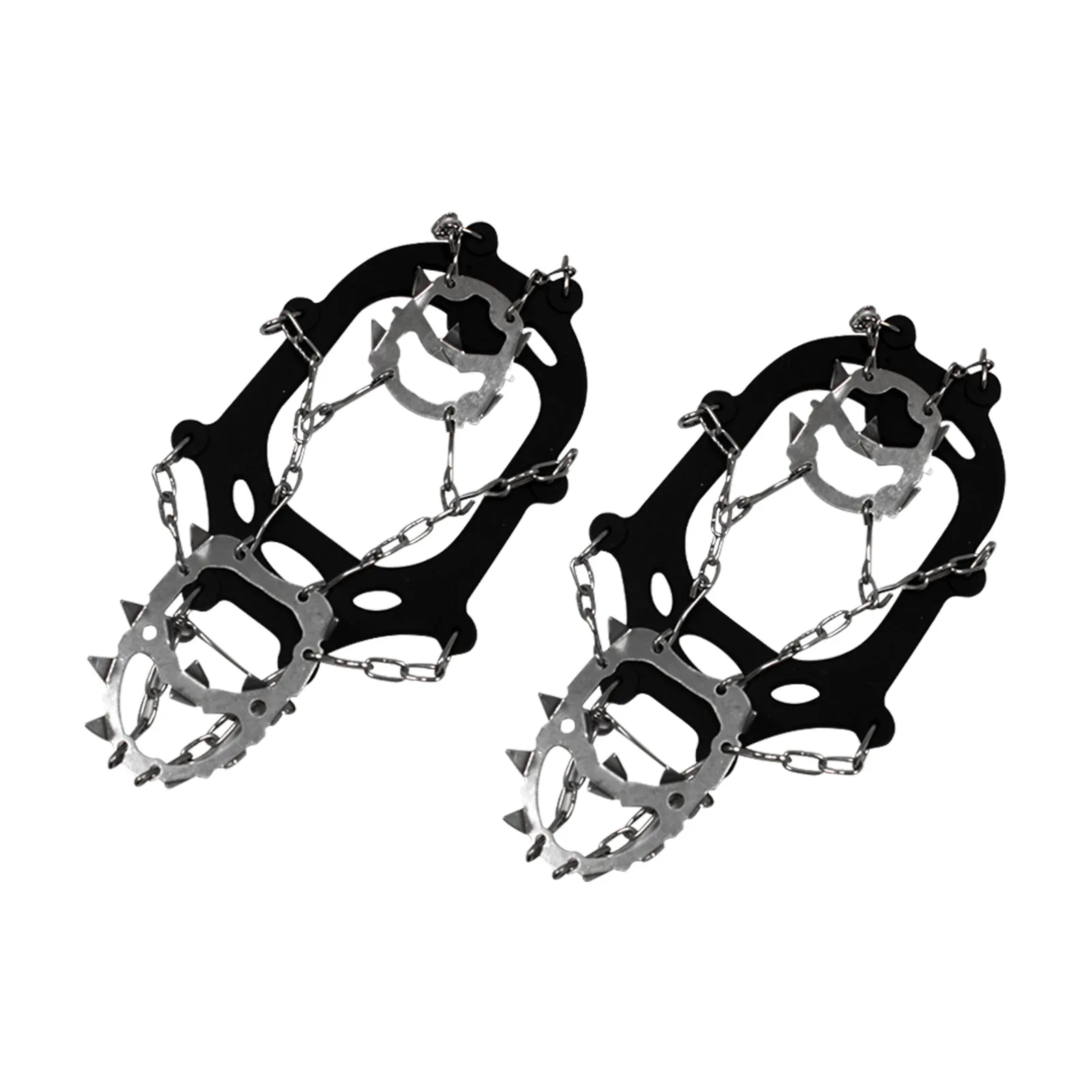 Crampons Anti-Dérapants Pour Chaussures - 30 Pointes Acier, Taille M/L - Marche Sur Glace Et Neige