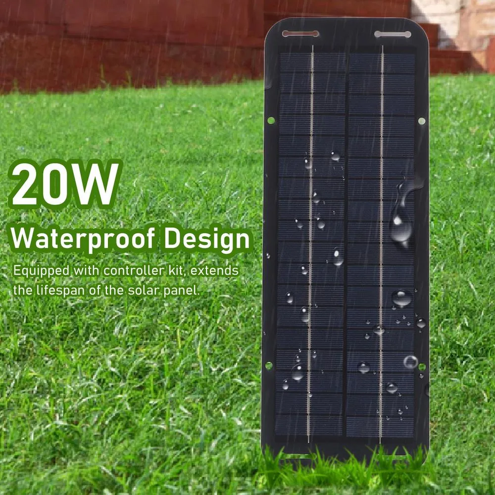 12V 20W Solar Car Battery Charger Waterproof Panel Automotive Trickle  Charger with Cigarette Lighter Plug from Dhgate Briefcases