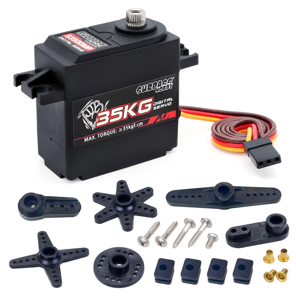 Servo Digitale SURPASSHobby S0025M In Metallo 3.0 Kg Per RC 1:12 (auto, Aereo, Barca)