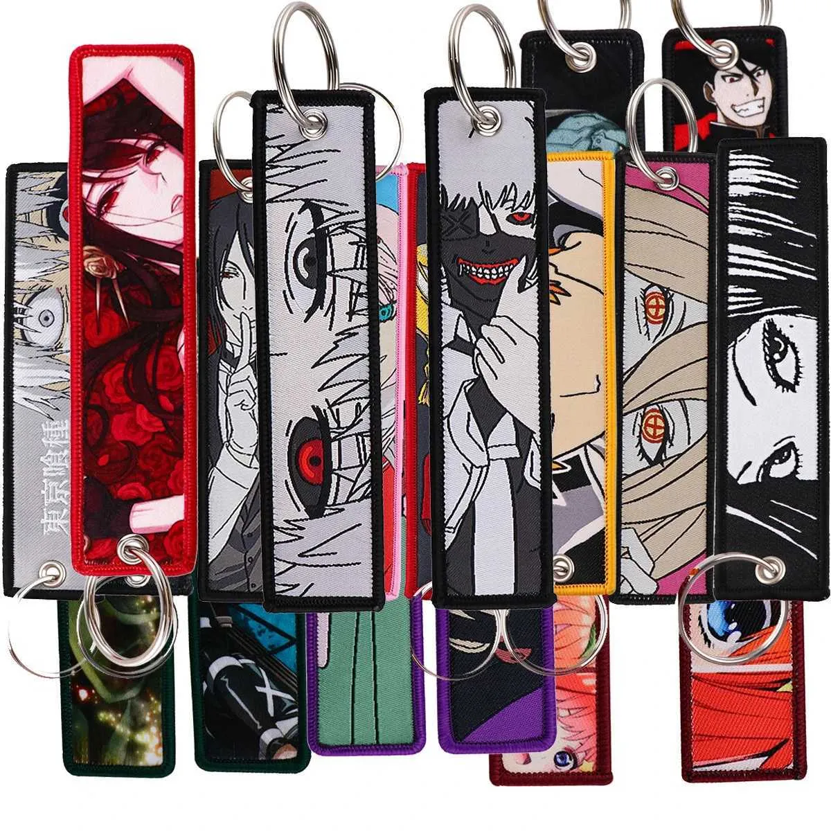 Anime LED Keychain with Figure Pattern and Kirsite Metal for Backpack ...
