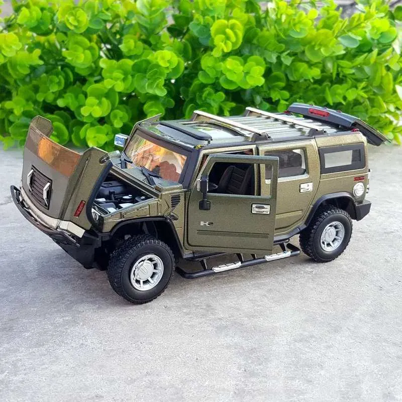 1 24 HUMMER H2 G Wagon Toy Model High Simulation Off Road Vehicle For Kids Alloy Body Collectible Toy And Ornament From Wangcai03 25.04 DHgate.Com