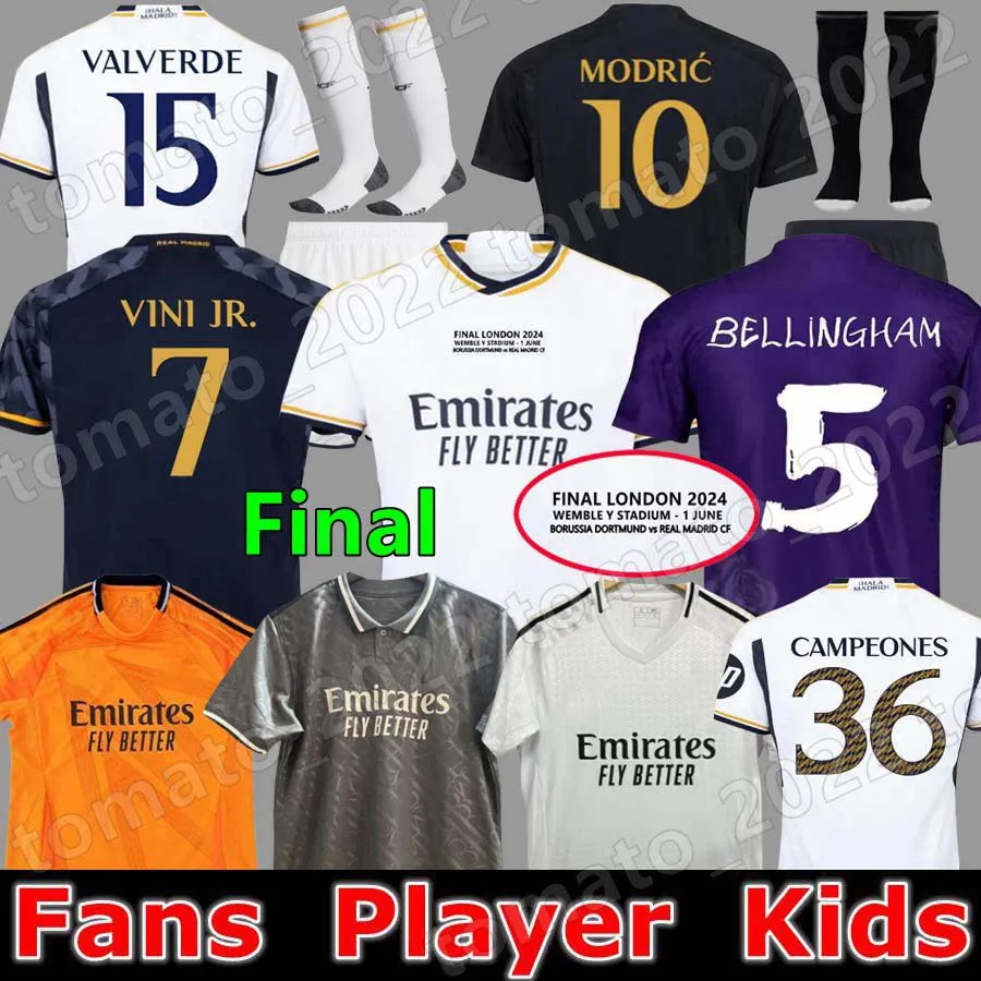 2023 2024 2025 Soccer Jerseys 24 25 Real 4th Madrids Football Shirt Camaveringa Mbappe Modric Valverde Fourth Camiseta Men Kids Uniforms Vini Jr Bellingham Arda Guler