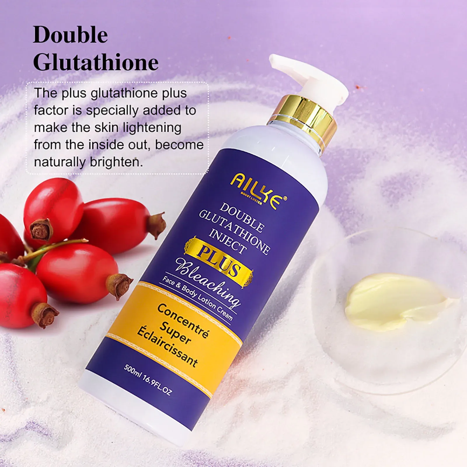 AILKE Glutathione Whitening Facial Soap for Women, Moisturizing and  Hydrating, 36-Month Shelf Life