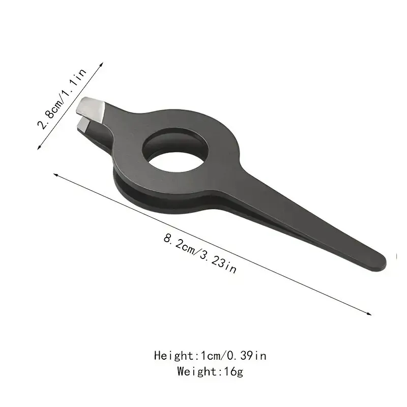 Pinza Per Pinzette Per Sopracciglia In Acciaio Inossidabile A Forma Di Bambola Giapponese Colorata - Foto 6