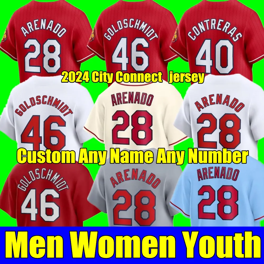 Custom S 4XL 2024 City Connect Baseball Jersey Cardinales Lars