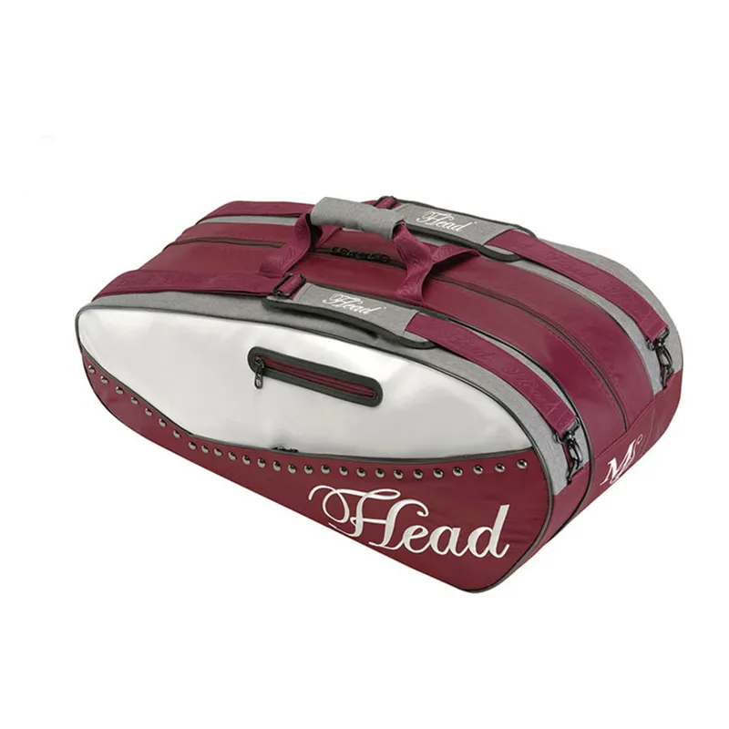 Sac De Tennis Head Sharapova 2024 Sac De Tournoi Pour Femmes Sac De Raquette De Tennis Durable Leger Capacite Extra Large Avec 2 Compartiments Principaux Poche De Chaussures Et Poches Laterales Du 104...