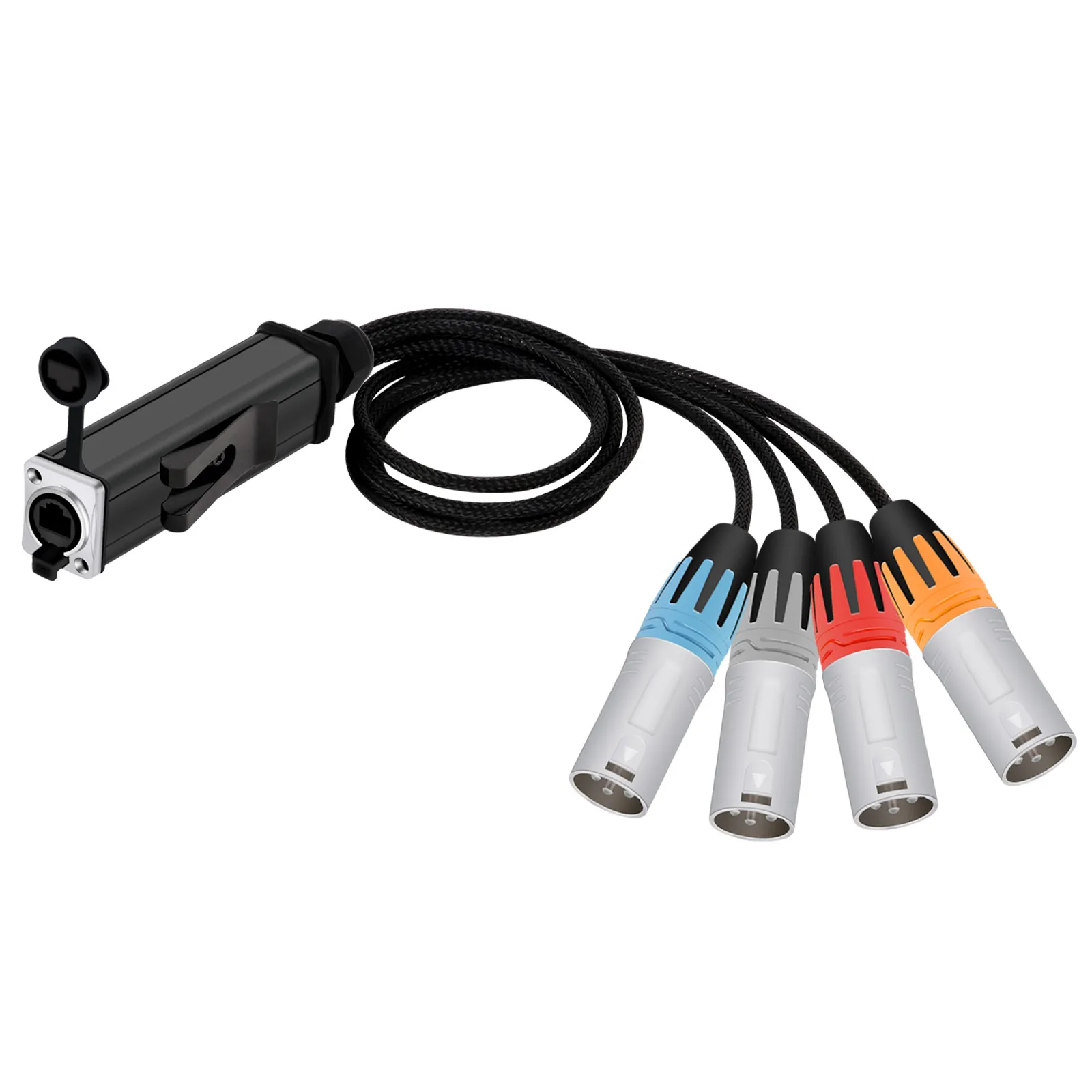 XLReach45 XLR3-RJ45 変換　20ペア ライブ配信★OBS配信 RJ45 to 3 pin XLR Male and RJ45 to 3 pin XLR Female adapter set