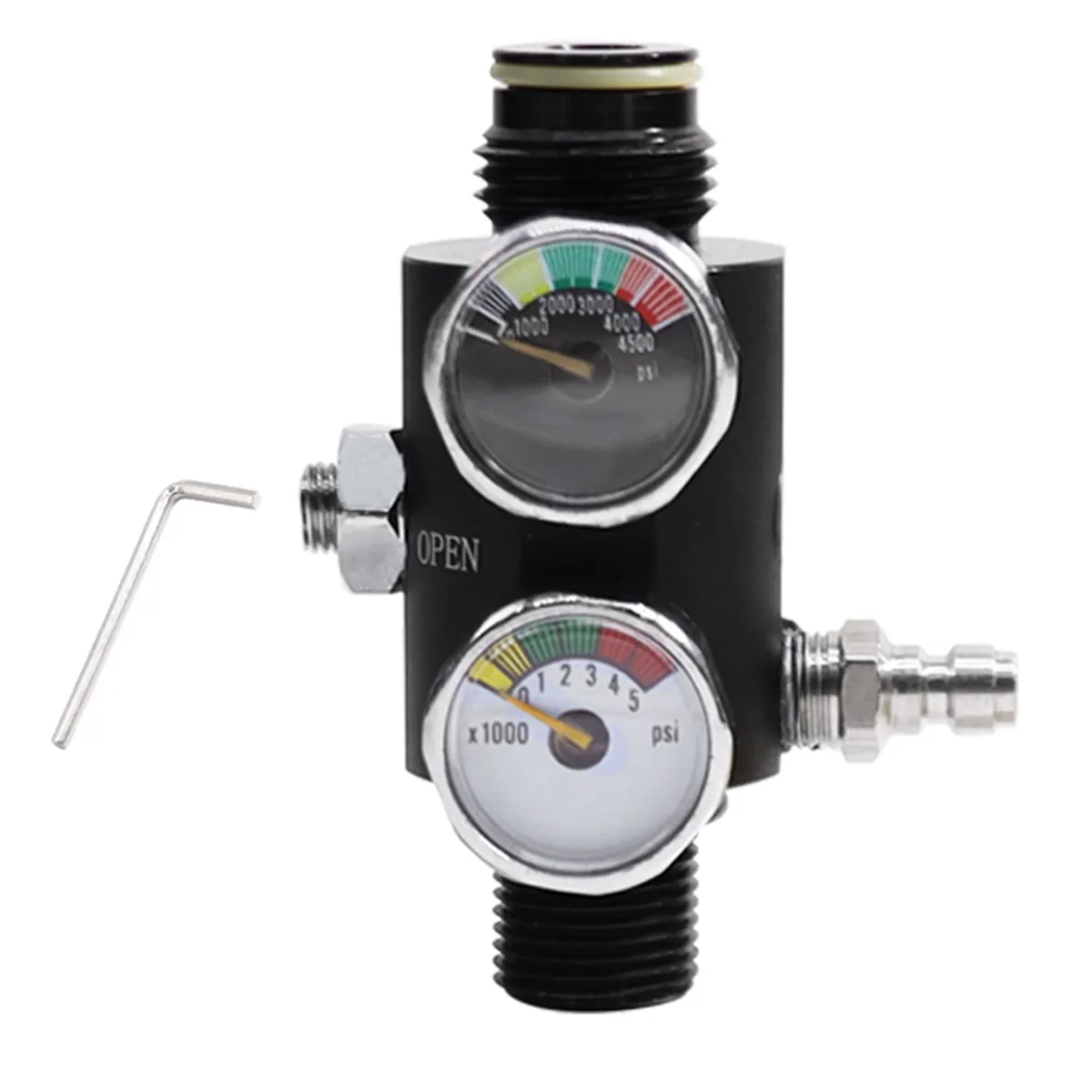 M18 Dual Gauge Pressure Regulator Valve Pneumatic Air Pressure ...
