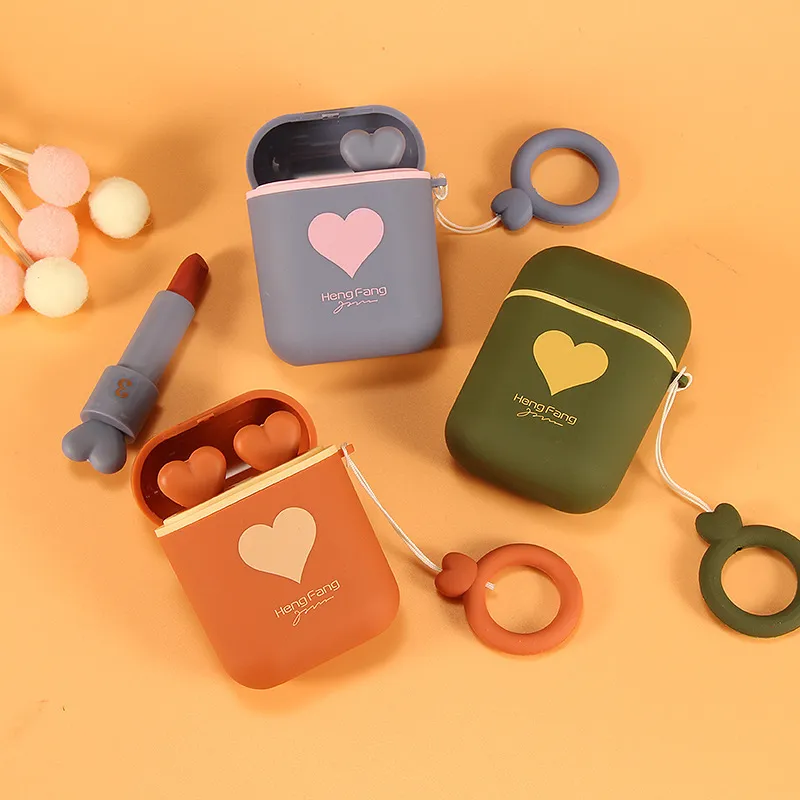 Hengfang Portable Cute Earphones And Lipstick Set Stylish Smudge Proof Long Lasting And Advanced Mini Design 1 2 Boxes From Ddmyday 11.6 DHgate.Com