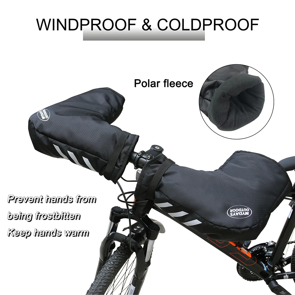 Waterproof Bicycle Handlebar Mitts Windproof MTB Road Bike Gloves Universal  Polyester for Winter from Dhgate Arm & Leg Warmers - price 35.99