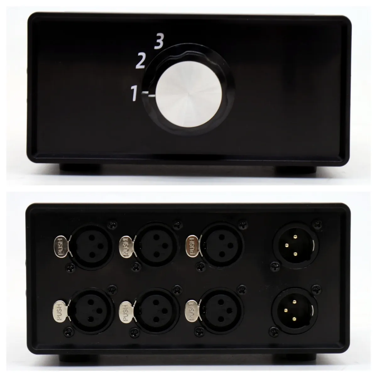 XLR Audio Signal Switch: 3-In-1 Balanced Selector