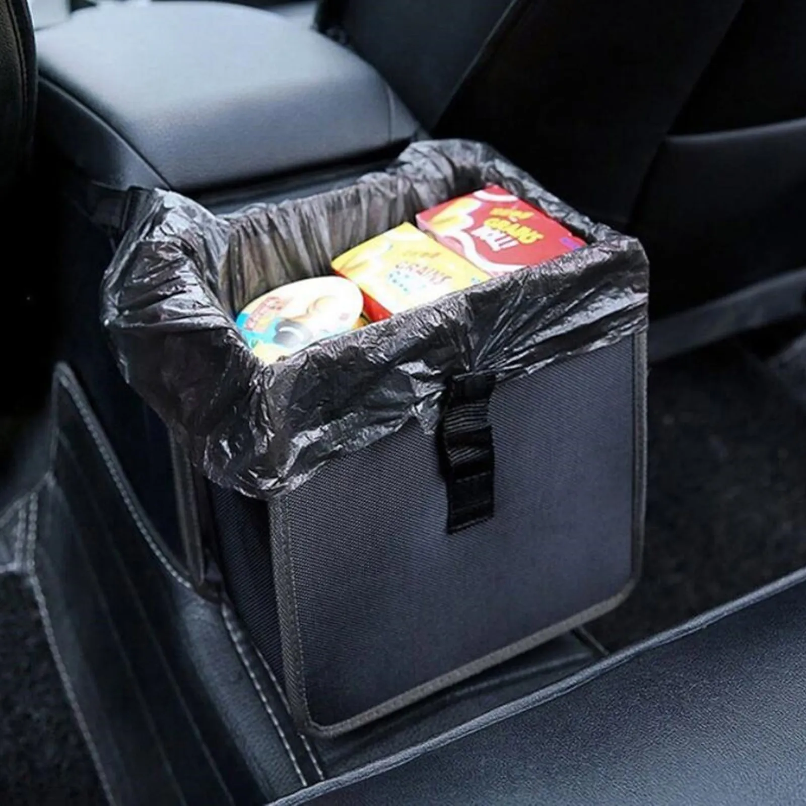 Witaxima Upgraded Extra Large Car Seat Organizer Backseat With 3 Storage Pockets, Multipurpose Car Organizer Hanging Car Trash Bag Can Premium PU - View #6