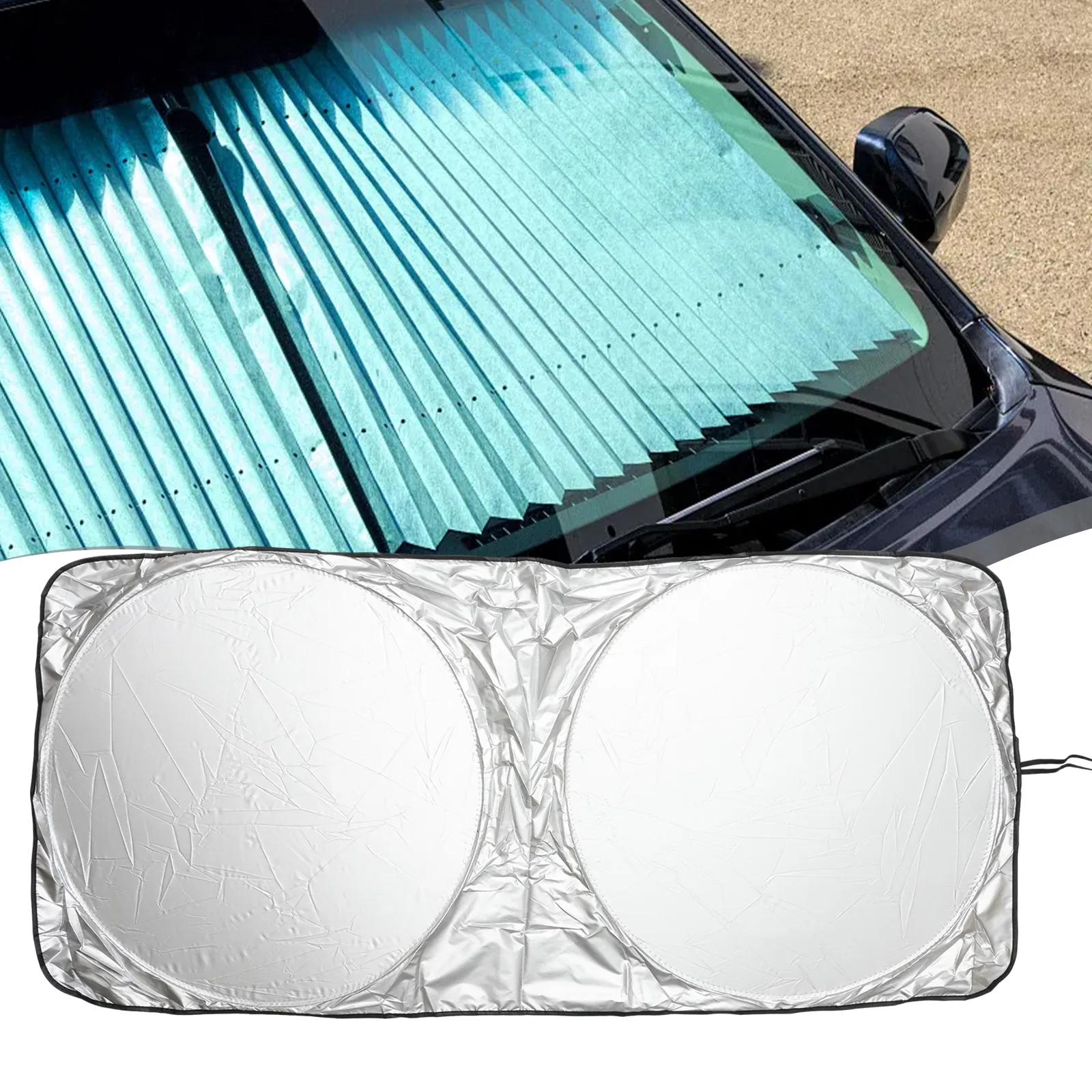 Car Umbrella, Car Sun Shade Windshield Cover For Front Window At Rs 215/piece | Car Sun Shade In
