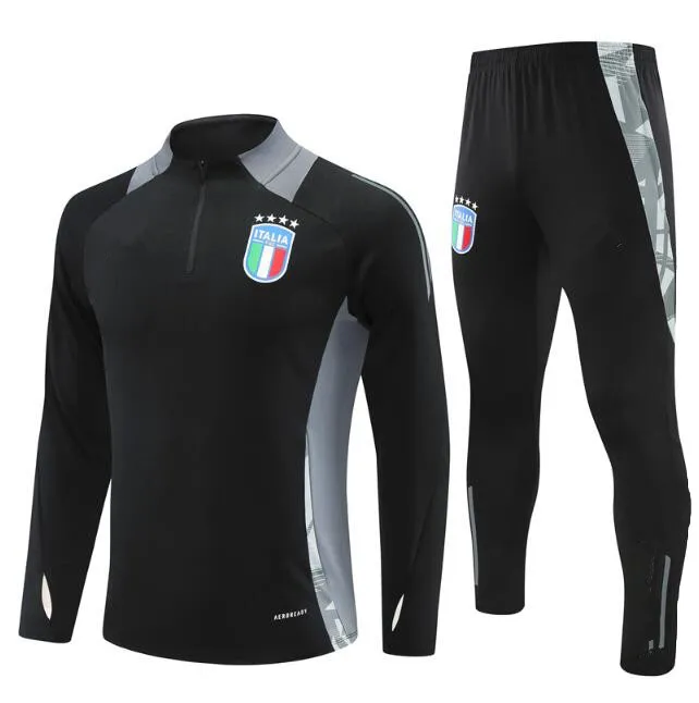 24-25 イタリア トレーニングウェア サッカートラックスーツイタリアスタイル：24/25トレーニング