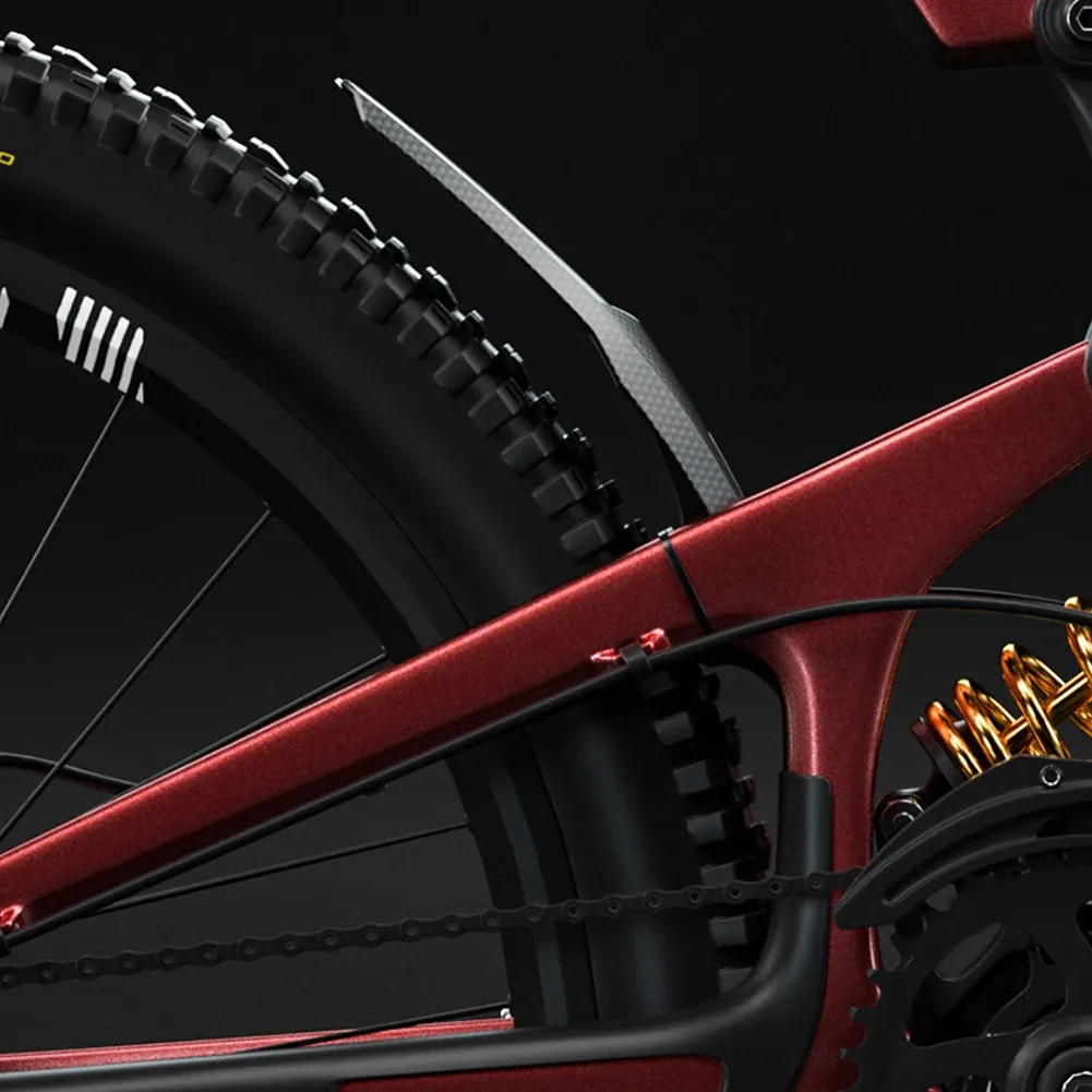 Red cycling products pro cutoff mud fender