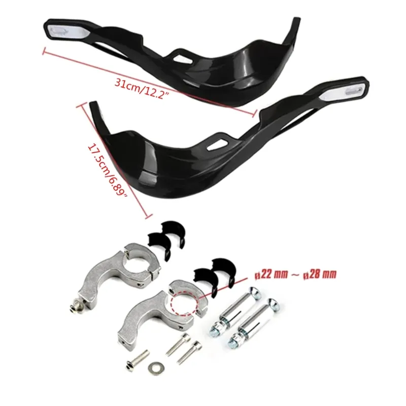 Motorcycle Handguard Fit for Pit Dirt Bike Motocross ATV with 7/8 in ...