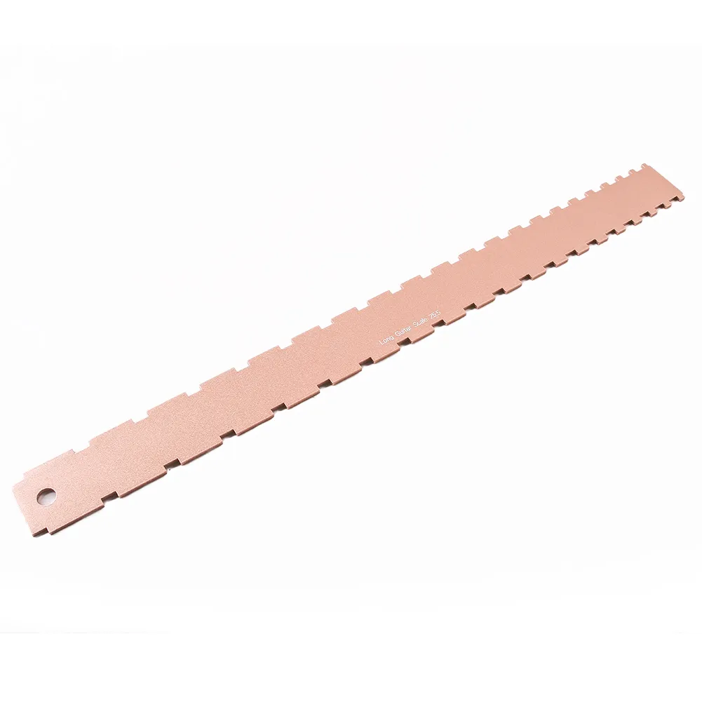 Luthier's Golden/Silvery Edge Measuring Ruler: Ultimate Precision for ...