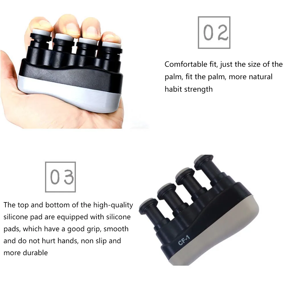 Hand Grip Strengthener Set Forearm Adjustable Resistance Hand Gripper, Finger Exerciser, Finger