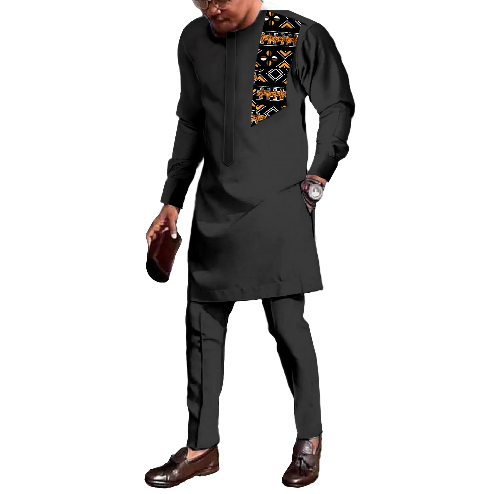 African dashiki clothing for men Men's 2-Piece Set with