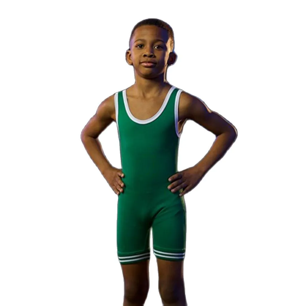 Children's wrestling singlets top