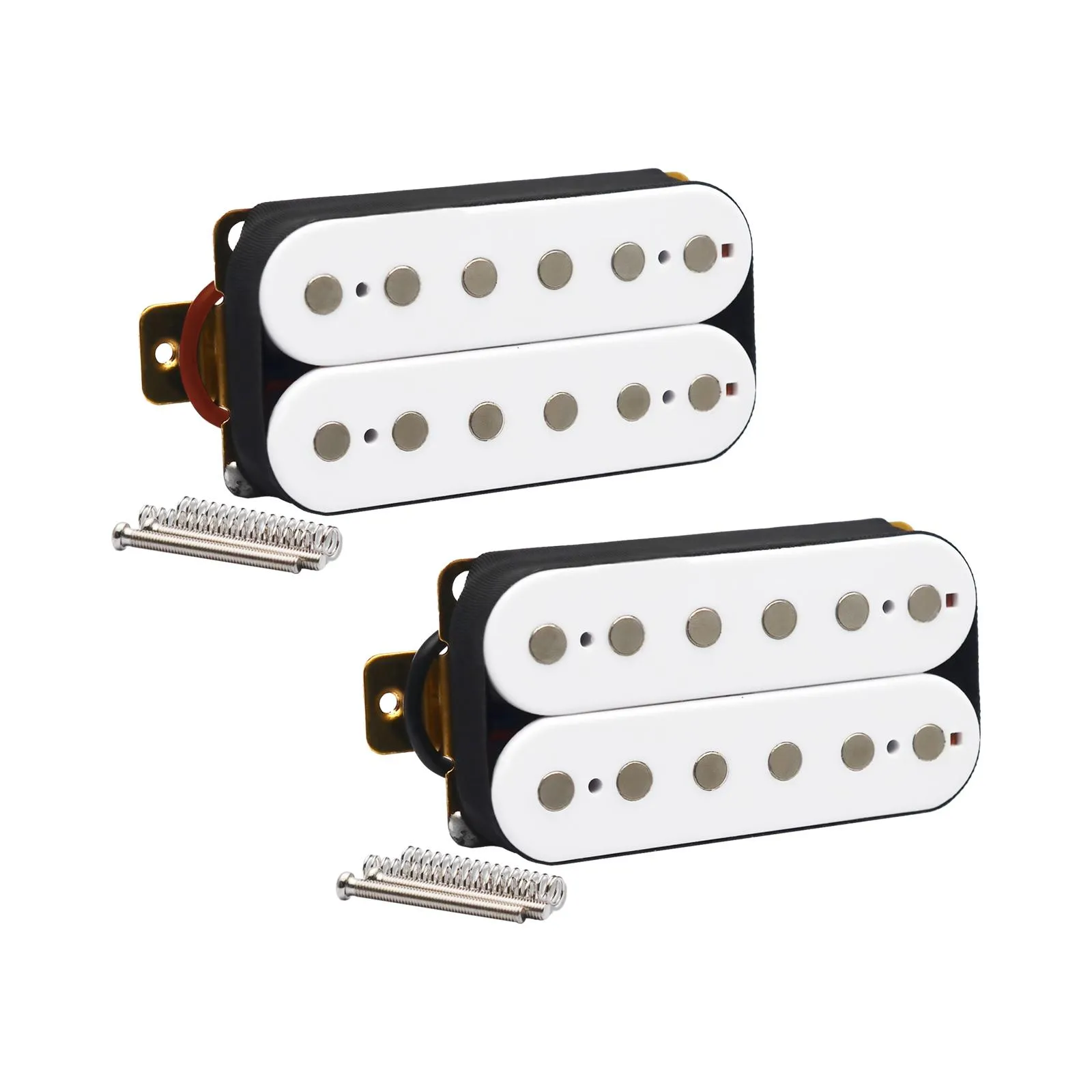 52mm 50mm Dual Coil Humbucker Pickup Bridge Neck Set Electric Guitar Parts