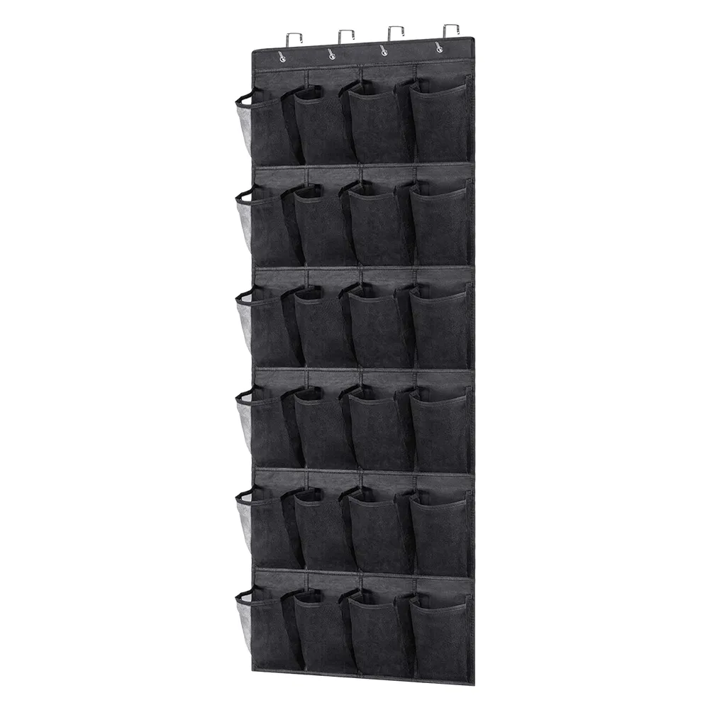 Sweeper Shoe Rack 24 Pockets Wall Storage Bag Nonwoven Hanging Shoe Organizer Rack for ...