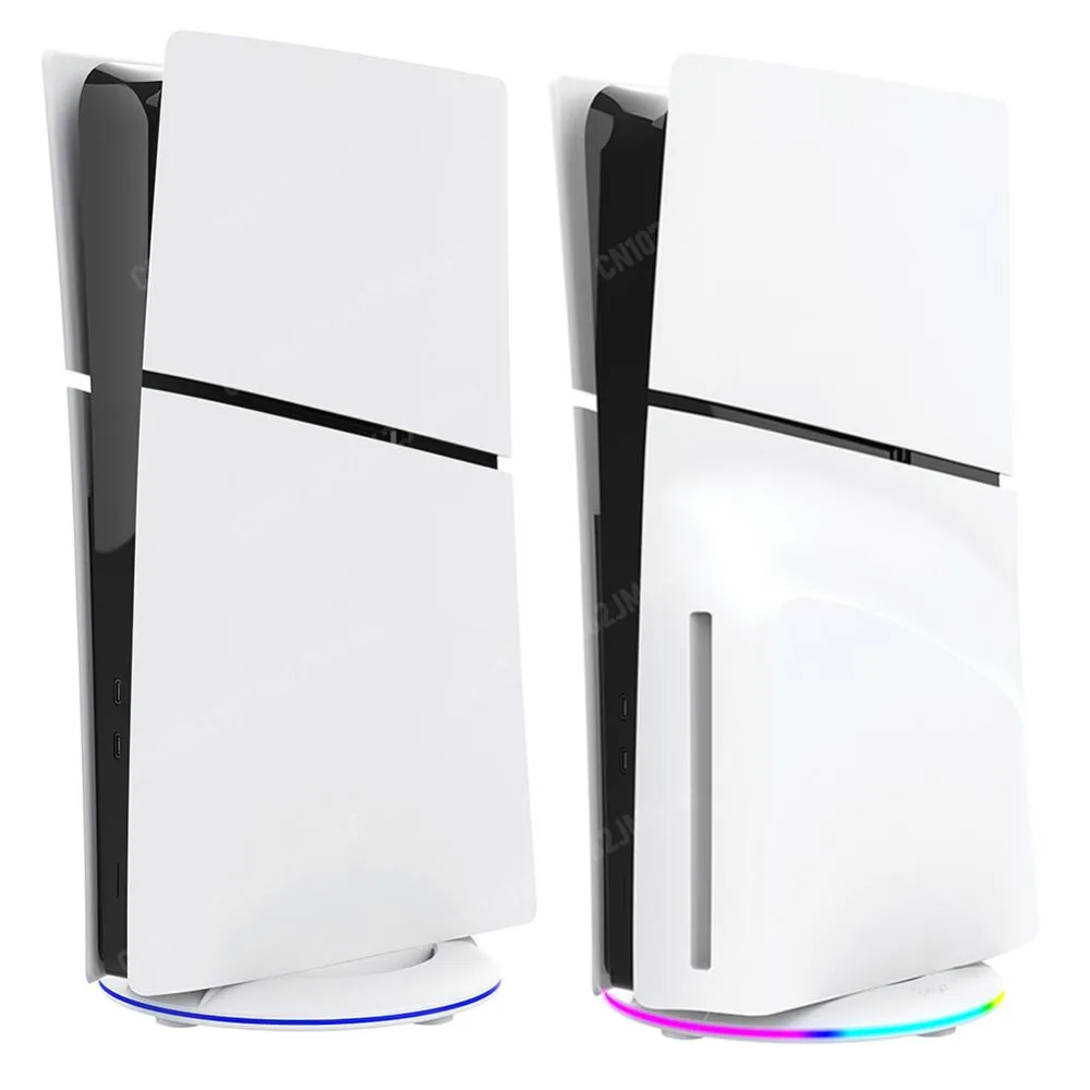 PS5 Slim Stand Vertical Stand For PS5 Slim Console - Replacement Base Holder For Disc & Digital Models Vertical Stand For PS5 Slim Console Replacement Base