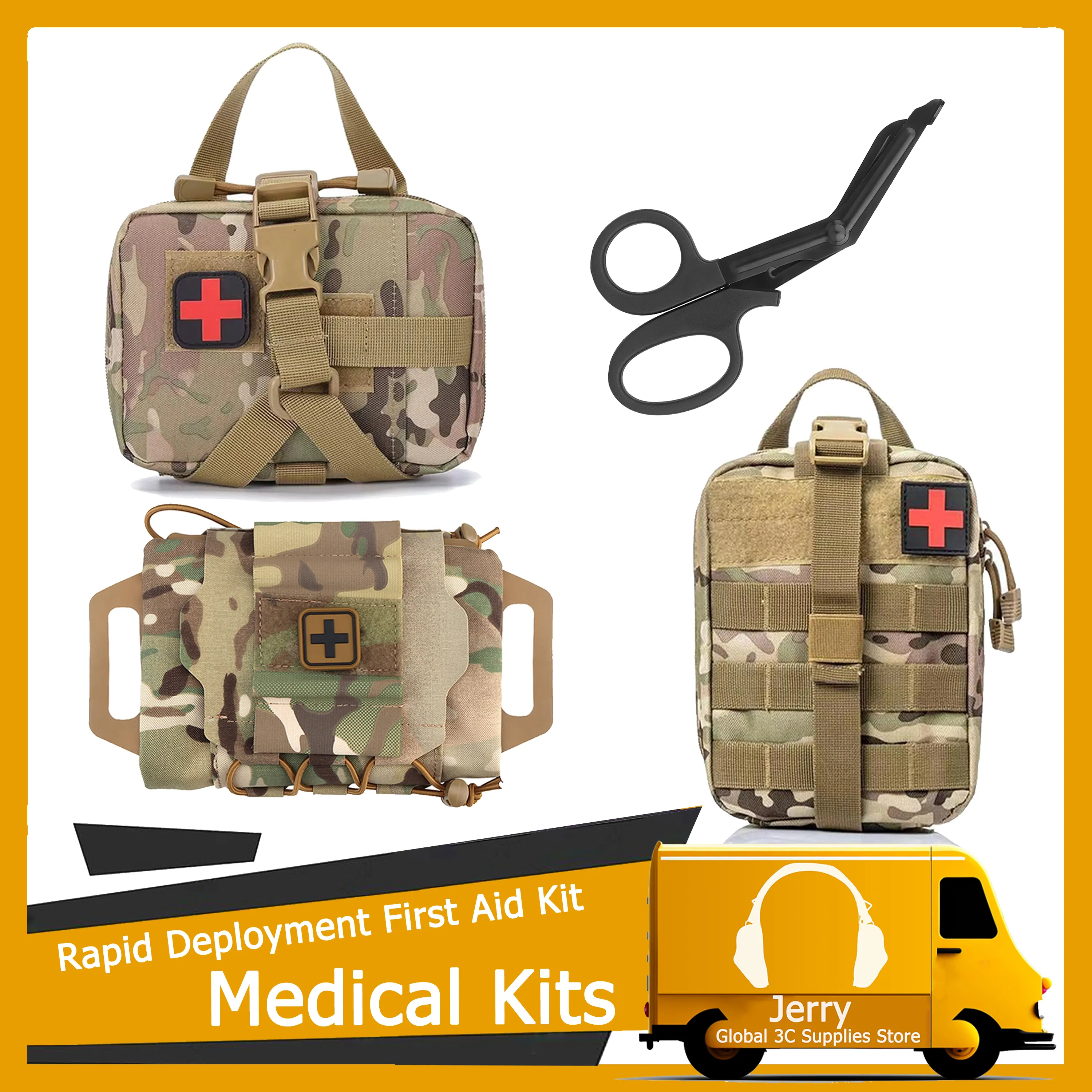 Borsa Di Pronto Soccorso Compatta | Kit Di Pronto Soccorso | Sistema - Foto 5