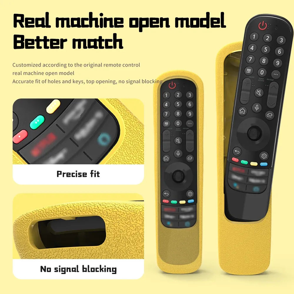 Silicone Protective Case For LG AN-MR21GC Magic Remote (2021) – With NFC