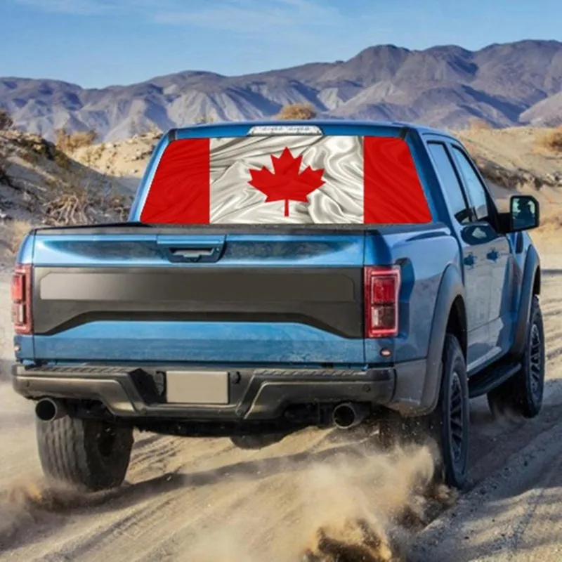 3D Rear Windshield Sticker for Truck SUV Pickup Rear Window Glass Decor ...