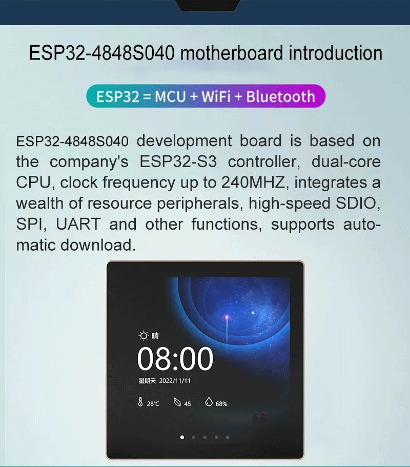 ESP32-S3 4.0" Smart board for display for Arduino LVGL WiFi Bluetooth ...